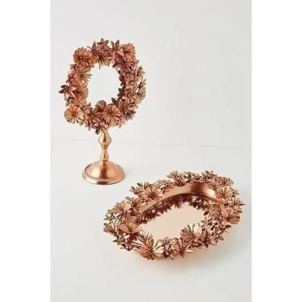 ANTHROPOLOGIE Gracia Vanity Tray Floral